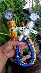 Tutup Oli Tabung Hawa CNC & Indikator Tekanan Universal