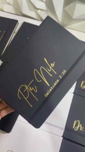 Personalized A5 Moleskin Notebook with Garter Journal Notebook