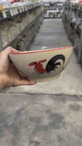 APPN(1เซ็ทแบบ12ใบ มีคลิปรีวิว) ชาม ชามตราไก่ ชามตราไก่แท้ ชามก๋วยเตี๋ยว ชามใส่โจ๊ก ชามใส่เล้ง ชามต้มยำ ชามใส่แกง ชามกับข้าว ชามใส่ซุป วัสดุเซรามิก เบอร์7“ ตกแต่งบ้าน ร้านอาหาร คาเฟ่ ภัตตาคาร โรงแรม สินค้าพร้อมจัดส่ง (1256241220)