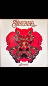 [ แผ่นเสียง Vinyl LP ] Artist : Santana  Album : Festival Cover : NM  Disc : NM Manufactured : US Released : 1977 Price : 950