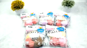 Beauty Blender Sponge 6 in 1 Powder Puff Foundation MakeUp Bedak