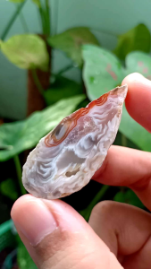 #KD07 Agate Geode โพรงอาเกต หินธรรมชาติ หินสะสม มีผลึกควอตซ์