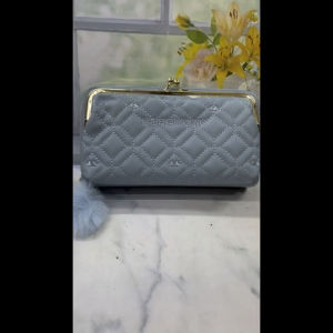 TAS SELEMPANG WANITA TEBAL RESLETING DOUBLE FREE POM-POM