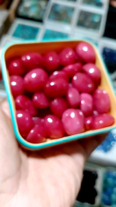 Lepasan Batu akik Giok merah natural super mewah 15×20