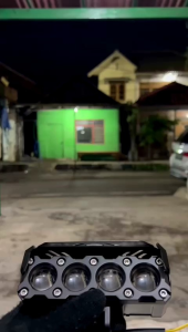 LAMPU SOROT SQL 4 MATA HJG LAMPU SOROT FOGLAMP SQL 4 MATA HJG 80 WATT HI LO PUTIH KUNING PNP MOTOR MOBIL