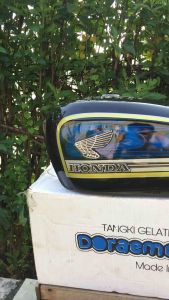 Tangki Glantik Honda CB 100 & Bahan Tebal Cat Glossy