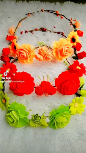TERMURAH! FLOWER CROWN MAHKOTA BUNGA CANTIK