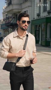 RUVEL Kairo 25 Premium Men’s Sling Bag – Beg Silang Lelaki | Urban Slim Crossbody | Anti-Scratch Minimalist