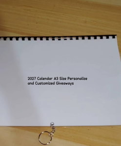 Personalized A3 Calendar 2027 / Fold Syle / Customized / Giveaways