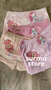 CELANA DALAM ANAK-ANAK PEREMPUAN MODEL BOXER BERMOTIF LABUBU