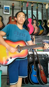 Ivans electric acoustic guitar ( SUNBURST )