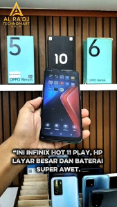 Infinix Hot 11 Play RAM 4/64|Secon|Resmi ORI|Unit Only|Normal No Minus|Mulus|