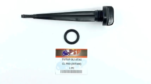 Tutup Oli Atas GL Pro (Hitam) - Penutup Colokan Oli Oil Mesin + Seal Sil Oring O Ring Honda GL Pro GL Max Neotech CDI Series Megapro Mega Pro