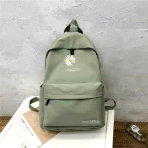 TAS RANSEL GENDONG PEREMPUAN BUNGA MATAHARI KOREAN FASHION