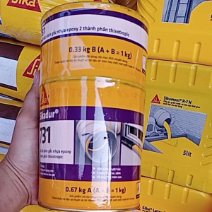Sikadur 31 CF Norma. Chất kết nối thép và bê tông gốc nhựa epoxy 2 thành phần (thay thế Sikadur 731)