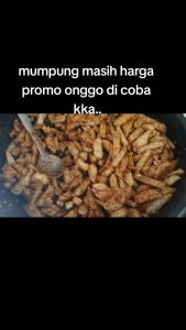 (promo produk terbaru hanya 1bln)Basreng pedas daun jeruk berat 1kg