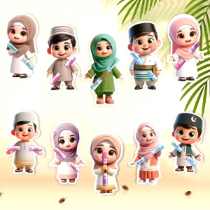 Amplop THR Lebaran 2024 Idul Fitri Angpao Karakter 3D