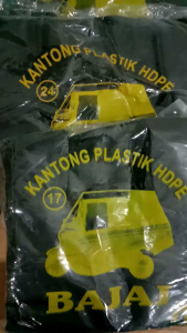 Kantong Plastik HD Kresek Asoy Shopping Bag Hitam Tebal Uk 17 24 28 35