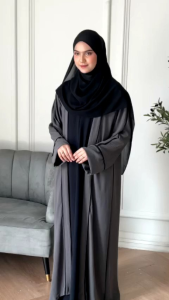 Gamis Inara Abaya Turki Bahan Crinkle Airflow Size S M L XL
