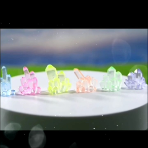 Ready Stock Fish Tank Decoration Ornaments Luminous Crystal Three-dimensional Resin Miniature Landscape Creative Glow in the Dark