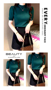 Women Solid Color Half-high NeckSwegter Tops Woman Basic Slim Short Sleeve Bottoming Knitted Sweaters Pullovers FemaleT-shirt TeeTop