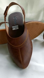 Sepatu Tutong Corlis 2025 Tali Belakang Flatshoes Wanita Slip On Mules Ukuran 36-40 Warna Hitam Coklat