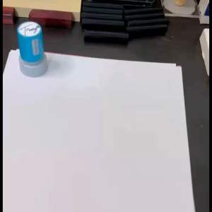 Con dấu Theo yêu cầu in lên nhiều chất liệu dấu tích điểm 20mm tặng kèm mực