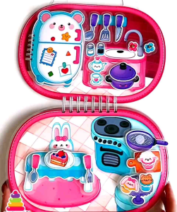 Paper Doll Dollhouse Handbag Busy Book