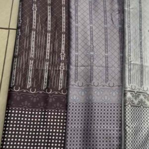 Bahan Kain Silk Premium Motif Etnik Salur Mewah elegan tidak menerawang harga per setengah meter