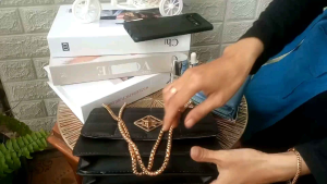 RIZKY BAG COLLECTION - TAS KOTAK WANITA MURAH MOTIF KOTAK