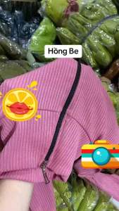 Áo Khoác ngoài ủ Kem Cổ Lọ màu trơn