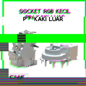 CRT Socket Soket RGB Tv Tabung Leher Besar / Leher Kecil PIN 6 - 7 - 8 - 9 - 10 - 11 kualitas baik