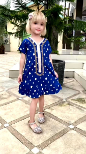 Dress Anak Perempuan Rayon Viscose, Pakaian Anak Pakistan, Dress Anak 0-6 Tahun, Baju Bayi Murah, Dres Bayi dan Balita