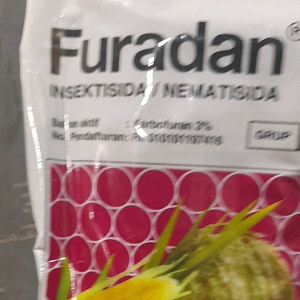 FURADAN 3 GR Insektisida/Nematisida Pengendali hama Tanaman Kemasan 1 kg & 2 kg Original Pabrik