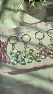 50 pcs || Souvenir Keychain Puddle Mix Warna || Souvenir Gantungan Kunci Premium || Souvenir Wedding || Ulang Tahun