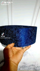 peci songkok bludru motif bella 9cm