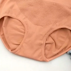 Highwaist Seamless 3D Honeycomb Underwear Panties