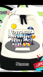 Tas Ransel Sekolah Anak Tema POLISI (FREE NAMA)