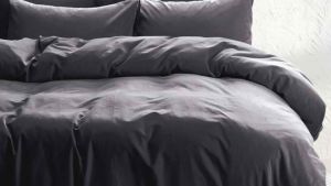 Essina Dolby Embossed Square Soft Feel Easy Care Microfiber Fitted Sheet Set Single Queen & King
