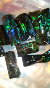 bahan kalimaya black opal super jarong borongan/opalized wood full jarong harga murah