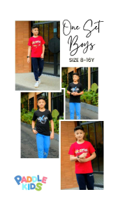 Paddlekids Setelan Kaos Keren Anak Laki Laki Oneset Boys