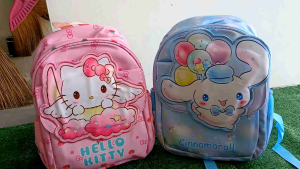 Tas Sekolah Import Sanrio TK / Ransel Anak Import Cinnamoroll / Backpack Sekolah Paud TK Melody Kuromi