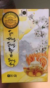 [ CHÍNH HÃNG - SET QUÀ 2 HỘP] Hai hộp trà đông trùng hạ thảo ngũ vị thượng hạng giúp ăn ngonngủ tốthỗ trợ bệnh nền