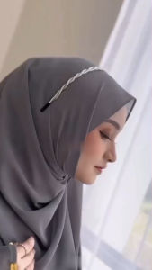 Abaya Terbaru Shaba Abaya+Pasmina Bahan Ceruty Babydoll Full Puring Higet Aplikasi Payet Mewah