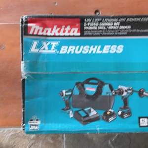 Makita 18-Volt LXT Lithium-ion Brushless Cordless 2-piece Combo Kit (Hammer Drill/ Impact Driver) 5.0Ah