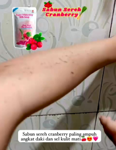 SUPER WHITENNING CRANBERRY/AMPUH MEMUTIHKAN 10 X LEBIH CEPAT‼️/SABUN SEREH MULTIFUNGSI