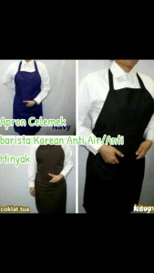 Celemek Anti minyak anti air / Apron Celemek barista korean anti air waterproof terlaris