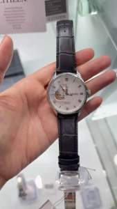 ĐỒNG HỒ NAM CHÍNH HÃNG Seiko SSA379J1 Automatic Presage Open Heart White Dial Sapphire Black Leather For Men