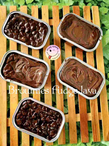 #บราวนี่ลาวาFudge lava brownie