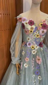 FairyGown Glittery Tulle Floral 3D